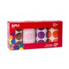 Colored Circles 33 mm - 4 secondary colors 1 102411-stickers-rond-33mm-aplikids