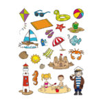 Stickers Beach 2 11435-apli-kids