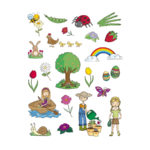 Stickers Spring 2 11614-apli-kids