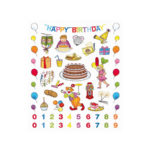 Birthday stickers 2 11621-apli-kids