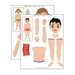 Body Girl and Boy Stickers 2 11868-apli-kids