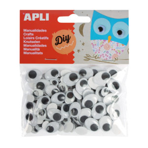 Moving eyes adhesive oval 1 Moving eyes adhesive oval - Image 1