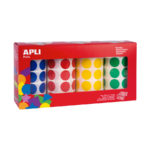 Colored Circles 20 mm - 4 colors 2 13793-apli-kids