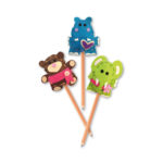 Pencil Wild Animals Sewing Set 2 14350-1-apli-kids