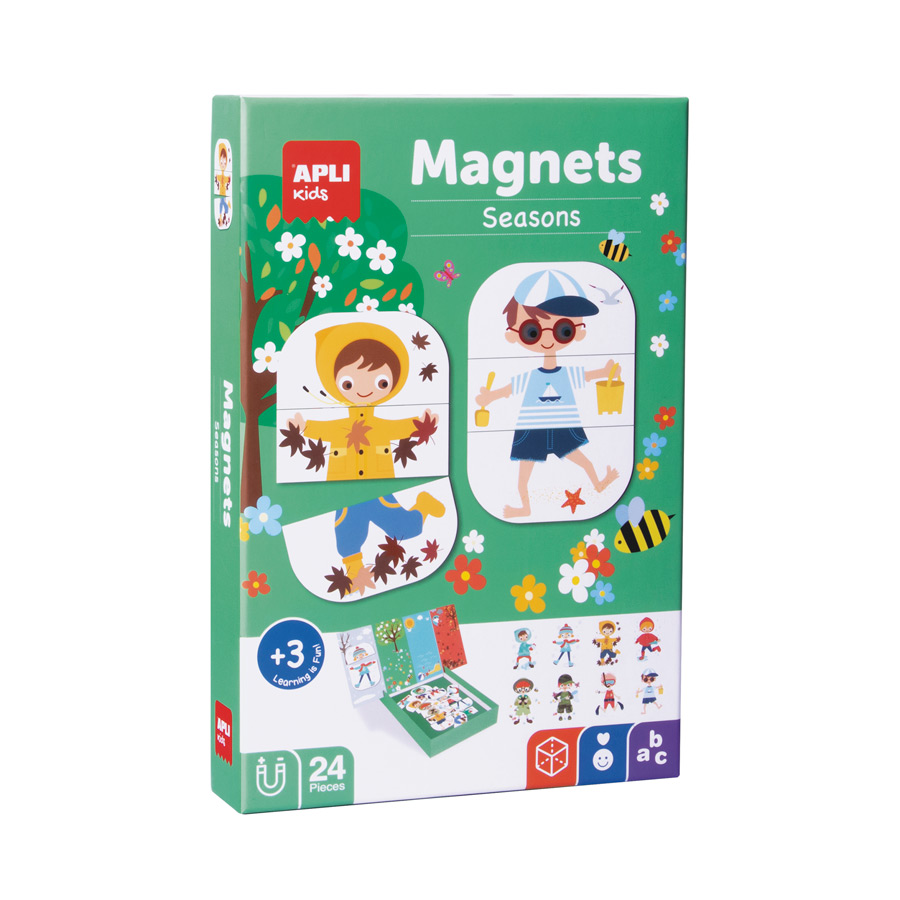 APLI Magnetic skill set, 40 pieces, APLI Kids "Magnets", dressing
