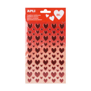 Stickers Red Hearts - Image 1