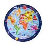 World map puzzle round 2 18201-01-apli-kids