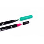Double-sided markers 6 pastel colors 3 18574 points apli