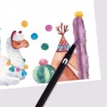 Double-sided markers 6 pastel colors 4 18574-example-apli