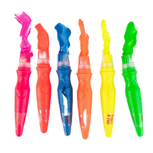 Paint tubes with brush | 6 Fluorescent Colors 3 Paint tubes with brush | 6 Fluorescent Colors - Image 2