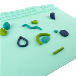 Groene siliconen schilder- & Knutselmat 8 Groene siliconen schilder- & Knutselmat - Image 3