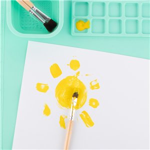 Groene siliconen schilder- & Knutselmat 10 Groene siliconen schilder- & Knutselmat - Image 5