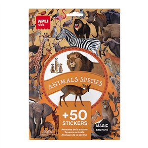 APLI Kids 45 Stickerset Savannedieren
