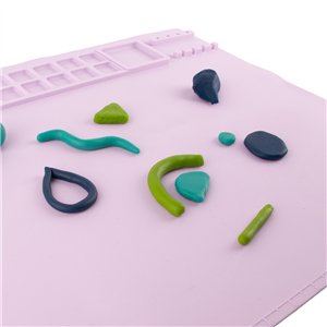 Lila siliconen schilder- & Knutselmat 8 Lila siliconen schilder- & Knutselmat - Image 3