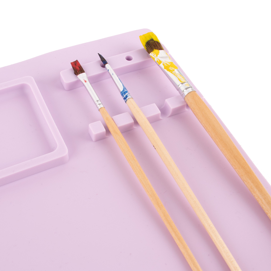 Lila siliconen schilder- & Knutselmat 3 tmpC7F8
